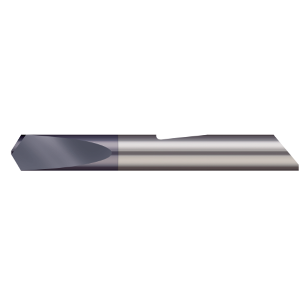 Micro 100 Quick Change, Holemaking Tools, Spade Drill, 0.1250" (1/8) Drill dia, Finish: AlTiN QSD-125X